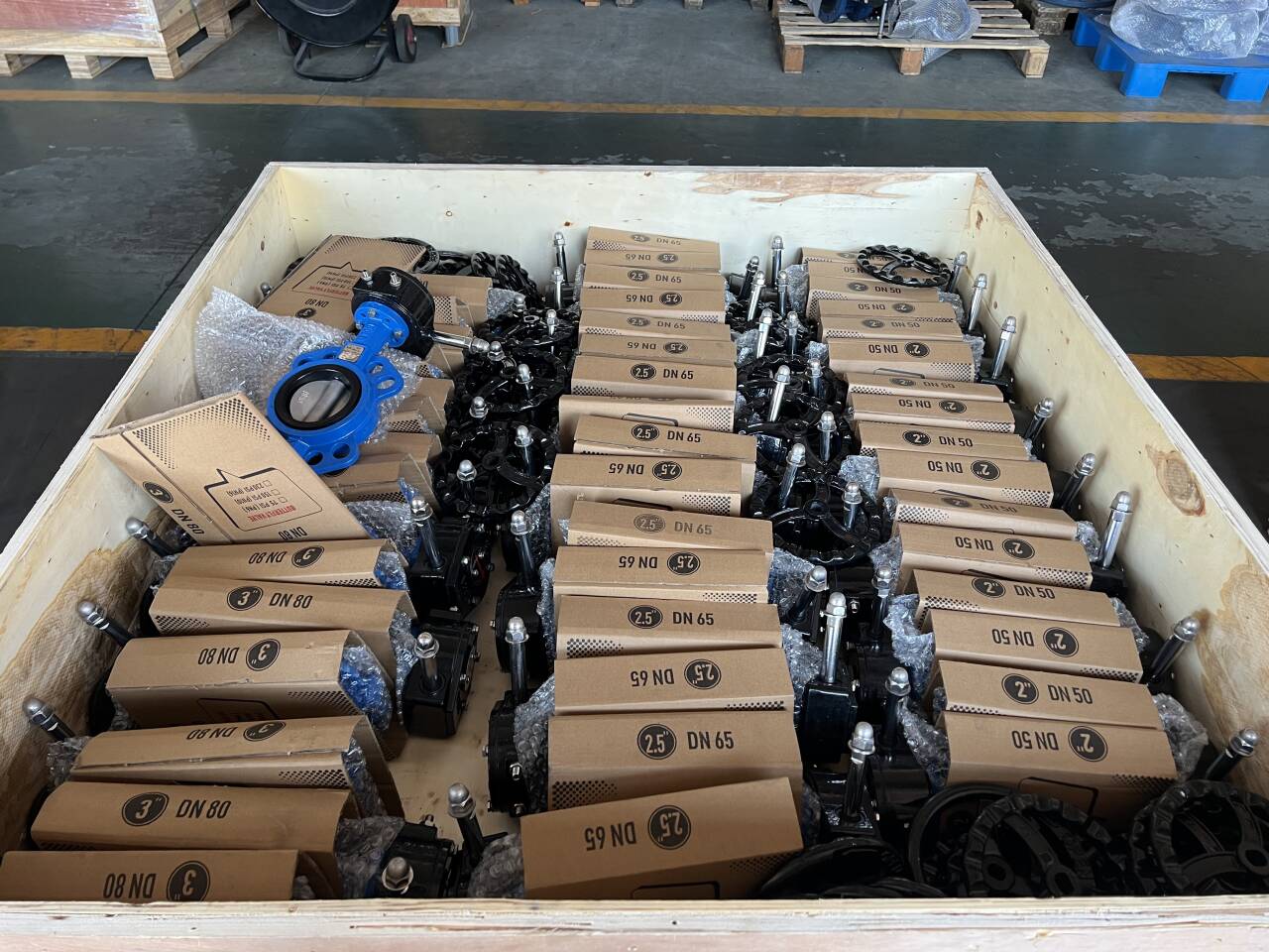 En gruppe produkter fra Zhongguan Valve har blitt eksportert med hell!